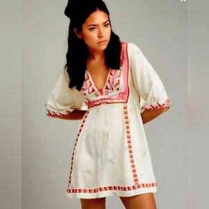 Free People Tulum Smock mini Dress